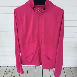 Women’s Danskin Hot Pink Full Zip Jacket, size XL